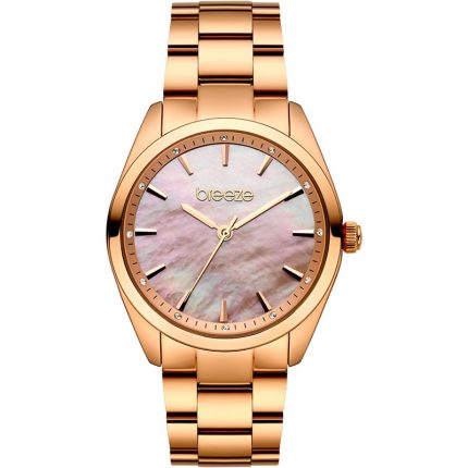 BREEZE FINESSE CRYSTALS ROSE GOLD STAINLESS STEEL BRACELET