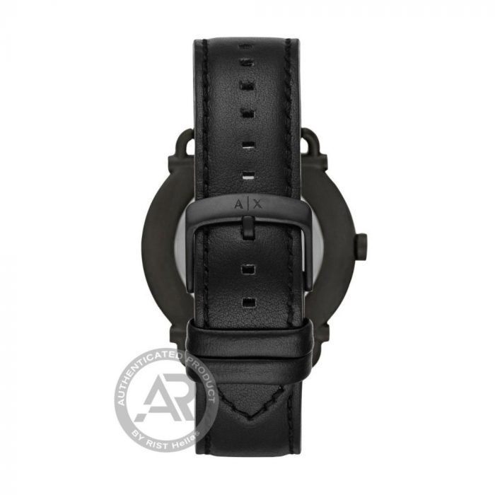 Armani Exchange Rocco Black Leather Strap AX2903