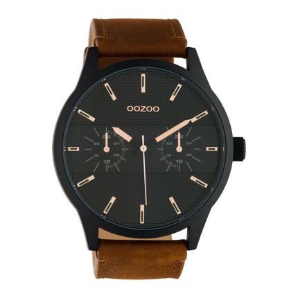 Oozoo Timepieces Brown Leather Strap C10538