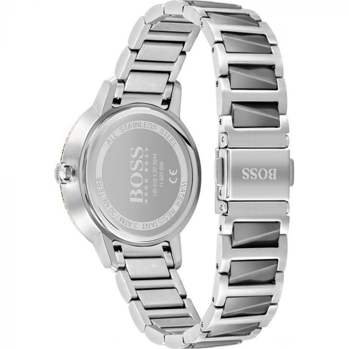 Boss Signature Crystals Stainless Steel Bracelet 1502569
