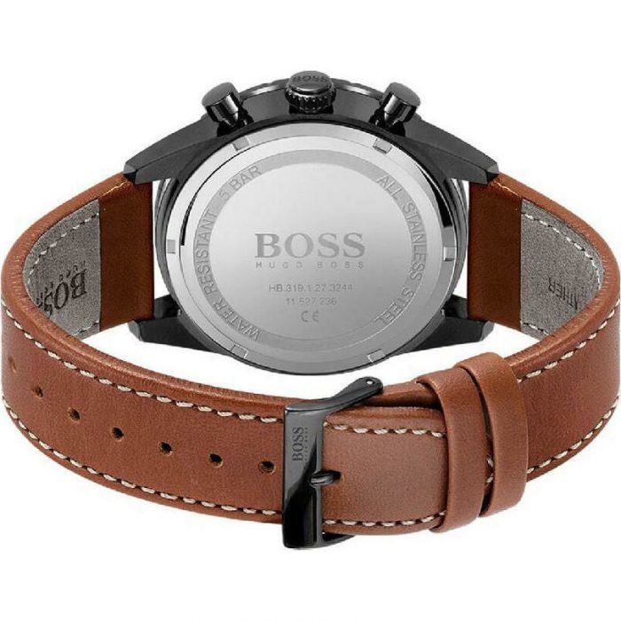 Boss Pilot Edition Brown Leather Strap Chronograph 1513851