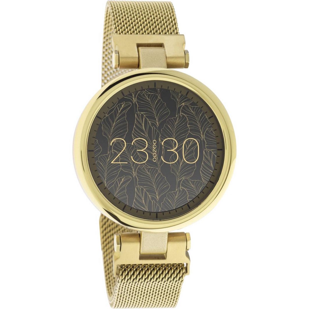Oozoo Gold Stainless Steel Bracelet Smartwatch Q00409