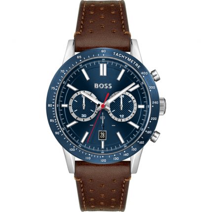 Boss Allure Brown Leather Strap Chronograph 1513921
