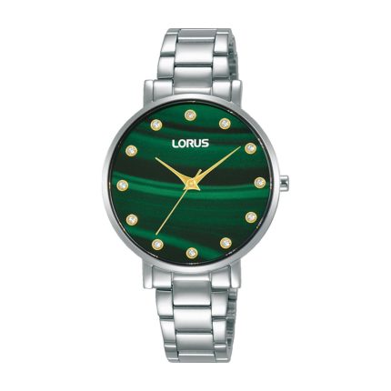 Lorus Women Crystals Stainless Steel Bracelet RG229VX9