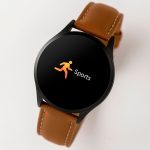 Reflex Active Series 04 Brown Leather Strap Smartwatch RA04-1000
