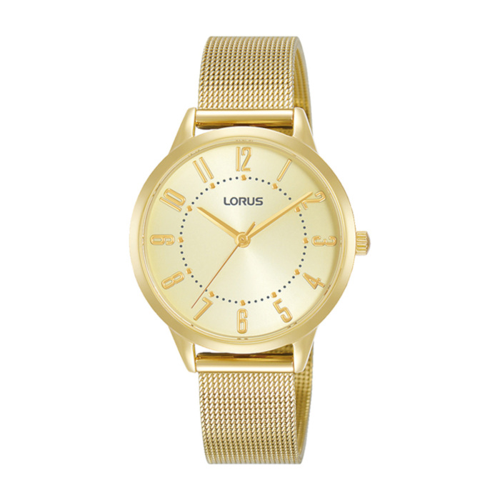 Lorus Classic Gold Stainless Steel Bracelet RG214UX9