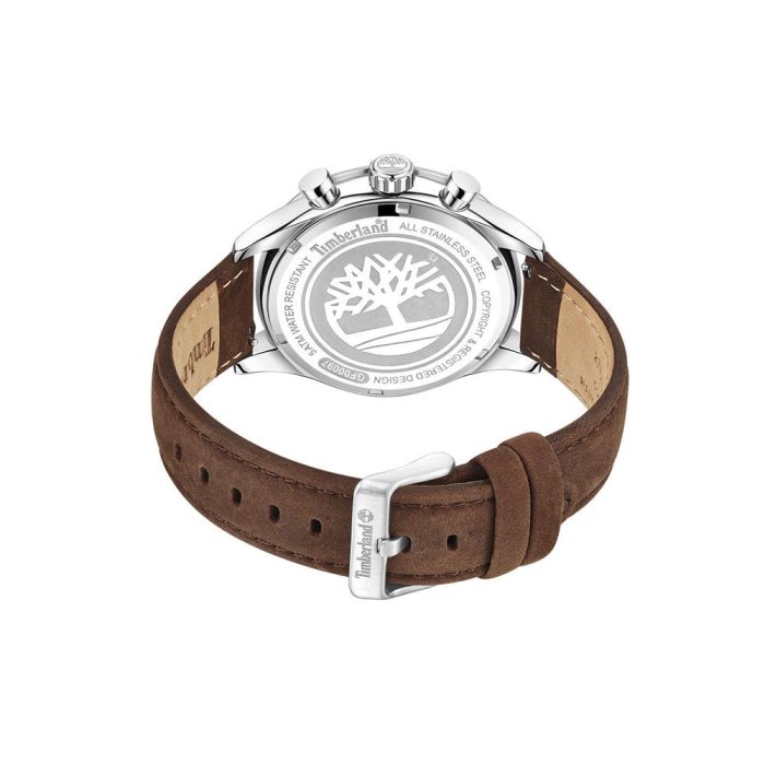 Timberland Ashmont Dual Time Brown Leather Strap TDWGF0009703