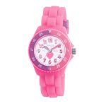 Tikkers Heart Pink Silicone Strap TK0003