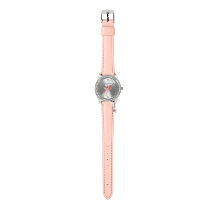 Tikkers Fairy Crystals Pink Leather Strap TK0189