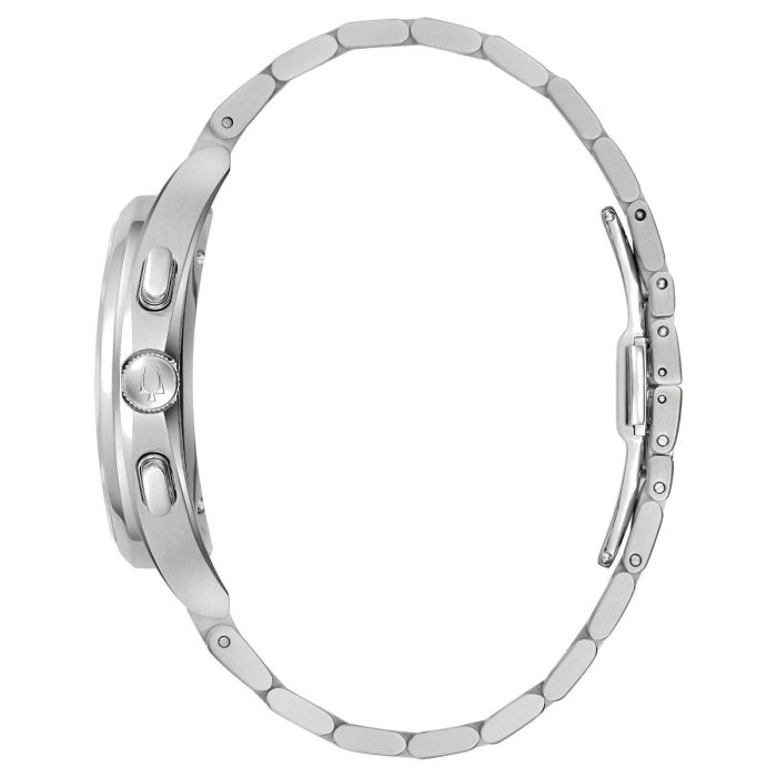 Bulova Curv Chronograph Stainless Steel Bracelet 96A298