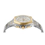Philipp Plein The Plein Extreme Two Tone Stainless Steel Bracelet Chronograph PWGAA0421