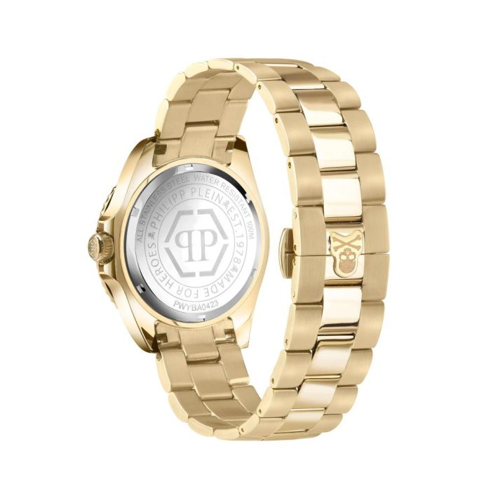 Philipp Plein GMT-I Challenger Gold Stainless Steel Bracelet PWYBA0423