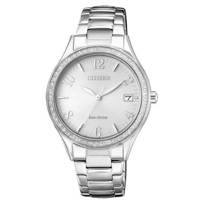 Citizen Eco-Drive Crystals Stainless Steel Bracelet EO1180-82A