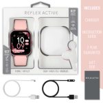 Reflex Active Series 17 Pink Rubber Strap Smartwatch & Earbuds Set RA17-2162-TWS