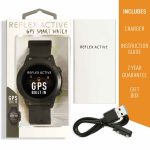 Reflex Active Series 18 Black Rubber Strap Smartwatch RA18-2148