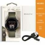 Reflex Active Series 18 Khaki Rubber Strap Smartwatch RA18-2150