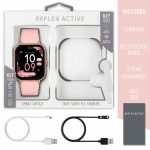 Reflex Active Series 23 Pink Rubber Strap Smartwatch & Earbuds Set RA23-2166-TWS
