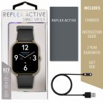Reflex Active Series 23 Black Rubber Strap Smartwatch RA23-2168