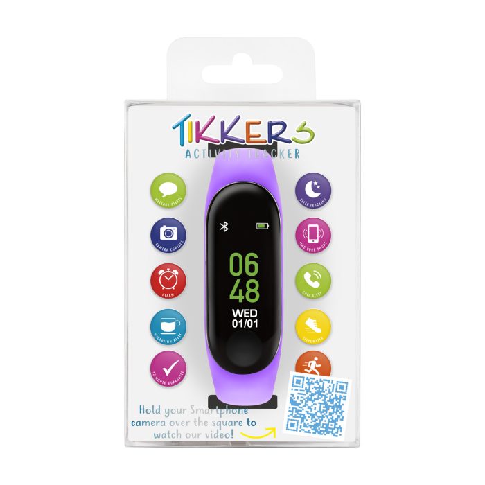 Tikkers Series 01 Purple Silicone Strap Activity Tracker TKS01-0009