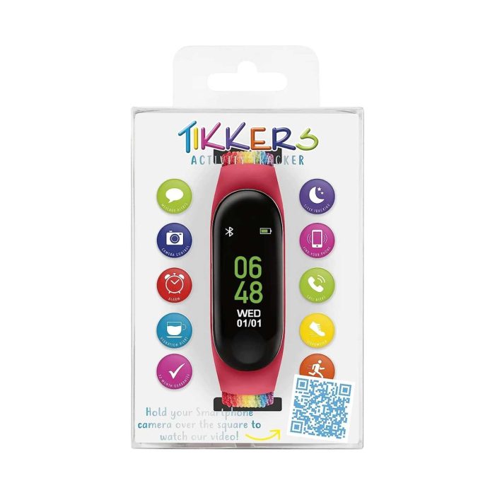 Tikkers Series 01 Multicolor Fabric Strap Activity Tracker TKS01-0019