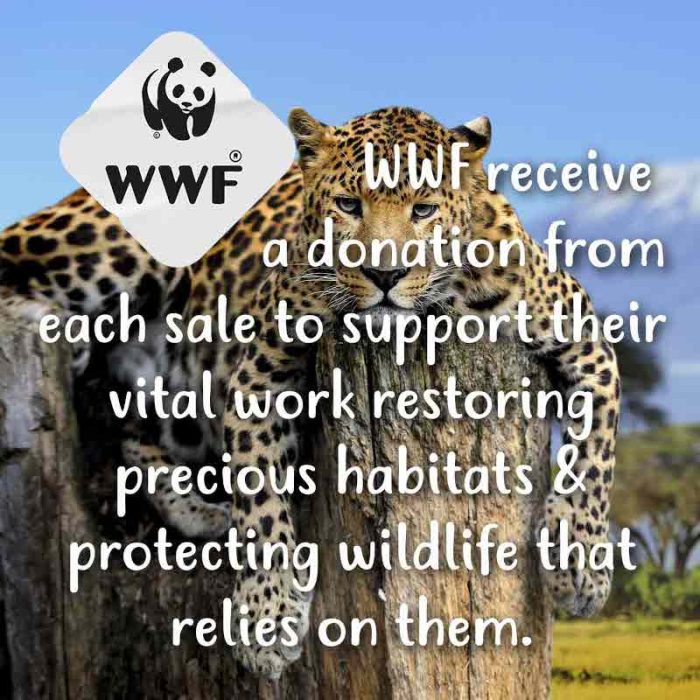 Tikkers WWF Leopard Yellow Leather Strap & Leopard Charm Bracelet Gift Set TKWWF005