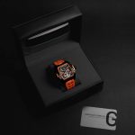 Gresham GL Lava Special Edition Automatic Orange Rubber Strap G1-0001-ORN