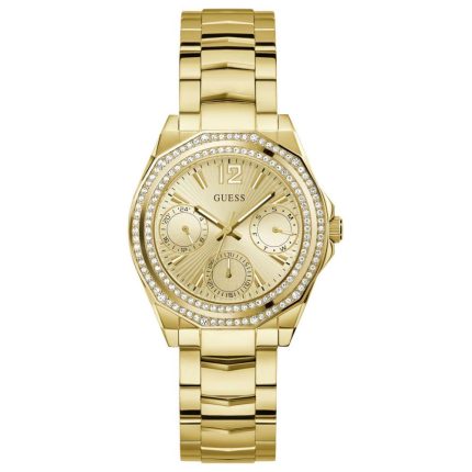 Guess Ritzy Crysrtals Gold Stainless Steel Bracelet GW0685L2