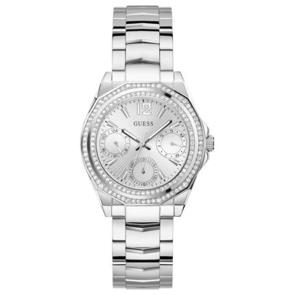 Guess Ritzy Crystals Stainless Steel Bracelet GW0685L1