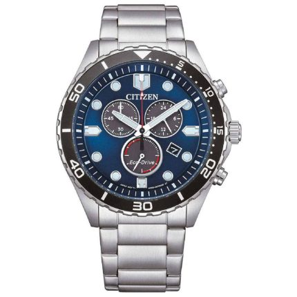 Citizen Eco-Drive Chronograph Stainless Steel Bracelet AT2560-84L